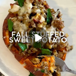 Fall Stuffed Sweet Potato