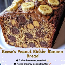 Reese's Peanut Butter Banana Bread