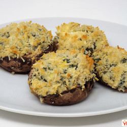 Spinach And Artichoke Stuffed Mushrooms