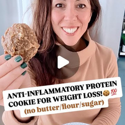No Butter/flour/sugar Anti-inflammatory Protein Cookie For Weight Loss