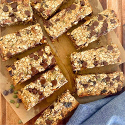 Baked Sourdough Granola Bars