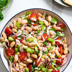 Easy Lemon-Marinated Bean and Vegetable Salad