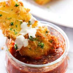 Fried Mozzarella - Chef In Training