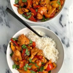 Insanely Good Paleo Basil Cashew Chicken Bowls