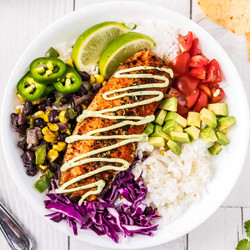 Blackened Fish Taco Bowls