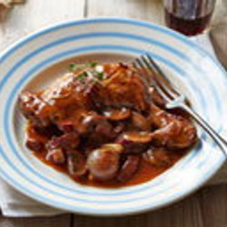 Slow-cooked Coq Au Vin