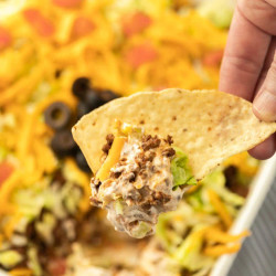 Ground Beef Taco Dip