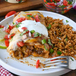 Slow Cooker Beef Burrito