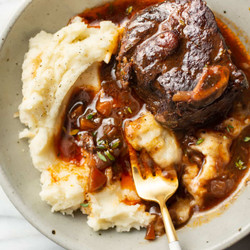 Crockpot Red Wine Braised Short Ribs