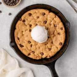Chocolate Chip Skillet Cookie