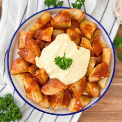 The Famous Patatas Bravas From Barcelona Spain