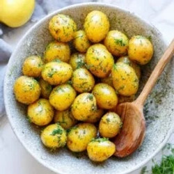 Boiled Potatoes With Dill And Lemon Zest