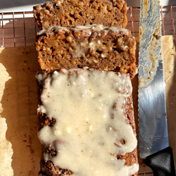 Glazed Cinnamon Roll Bread (gluten-free Quick Bread)