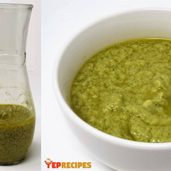 Creamy Avocado And Garlic Vinaigrette