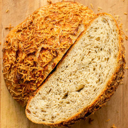 No-knead Italian Herbs &amp; Cheese Bread