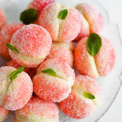 Orange Infused Sweet Ricotta Peach Cookies