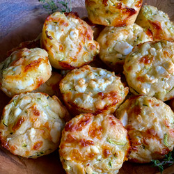 Feta And Zucchini Muffins