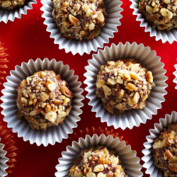 Fudgy Pecan Bourbon Balls
