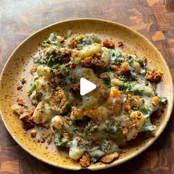Comforting Baked Gnocchi With Greens