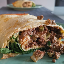 Low-carb Big Mac-Rolle