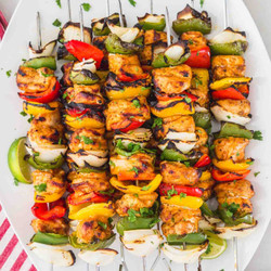 Fajita Chicken Kabobs Recipe