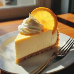 No Bake Orange Creamsicle Cheesecake