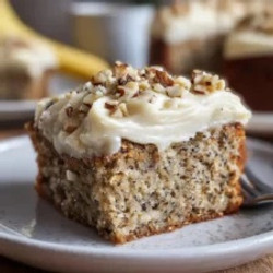 Banana Bread Cake With Cream Cheese Frosting