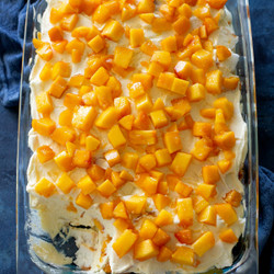 Peach Cream Cake