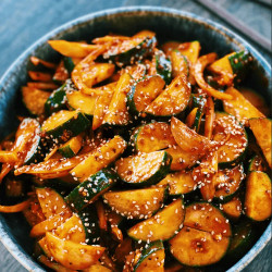 Spicy Korean Cucumber Salad
