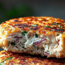 Mediterranean Greek Chicken Burgers With Herbs &amp; Feta