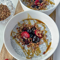 High Protein Chia Breakfast Bowl