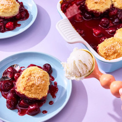 Buttermilk Biscuit Cherry Cobbler
