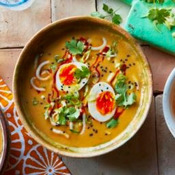 Roasted Squash, Coconut And Miso Soup
