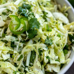 Cilantro Lime Slaw - No Mayo