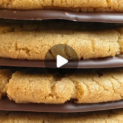 Peanut Butter Chocolate Dipped Cookies