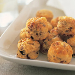 Tiny Cheese, Onion And Olive Scones Delia Smith apps snacks canapes