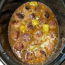 Mississippi Meatballs In The Crockpot