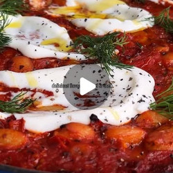 Harissa Butter Beans With Whipped Feta