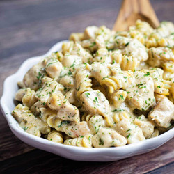 Garlic Parmesan Chicken Pasta