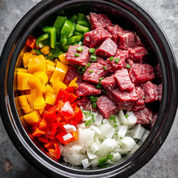 Slow Cooker Pepper Steak