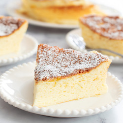 3 Ingredient Cottage Cheese Cake