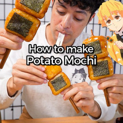 Zenitsu’s Potato Mochi 🥔 From Demon Slayer