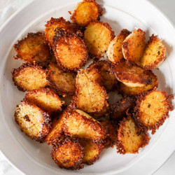 Crispy Parmesan Crusted Potatoes