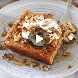Banana Bread Baked Oats