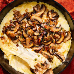 Queso Fundido With Mushrooms
