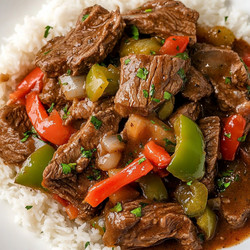 Crock Pot Pepper Steak