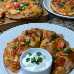 Mexican Chicken Pizzas