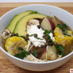 Colombian Ajiaco (chicken And Potato Stew)