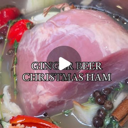 Ginger Beef Christmas Ham