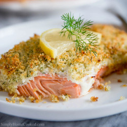 Panko Crusted Salmon